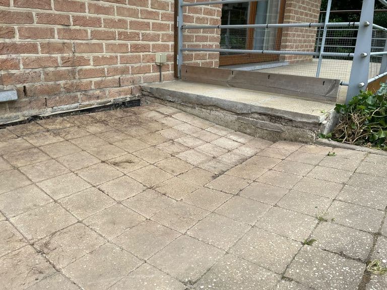Aménagement en klinkers — fin de chantier (1)