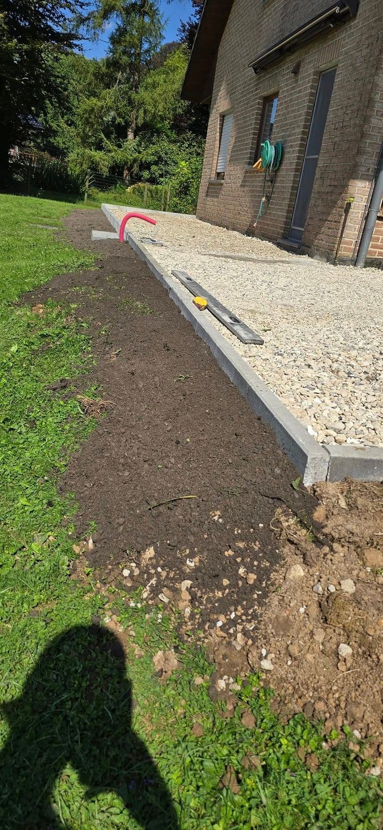 Aménagement en klinkers — fin de chantier (8)