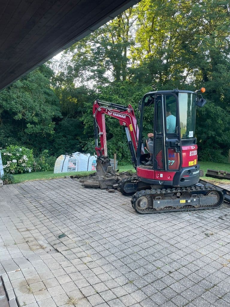 Aménagement en klinkers — fin de chantier (9)