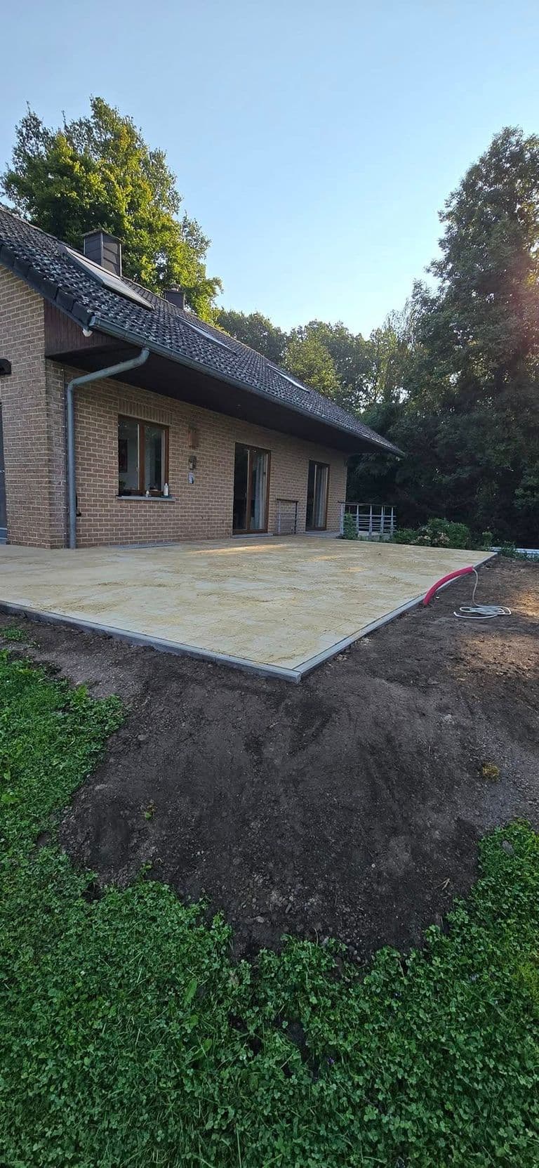 Aménagement en klinkers — fin de chantier (13)