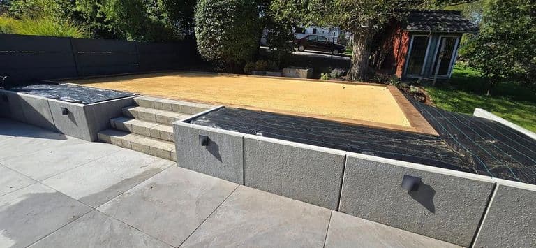 Terrain de pétanque — fin de chantier (4)