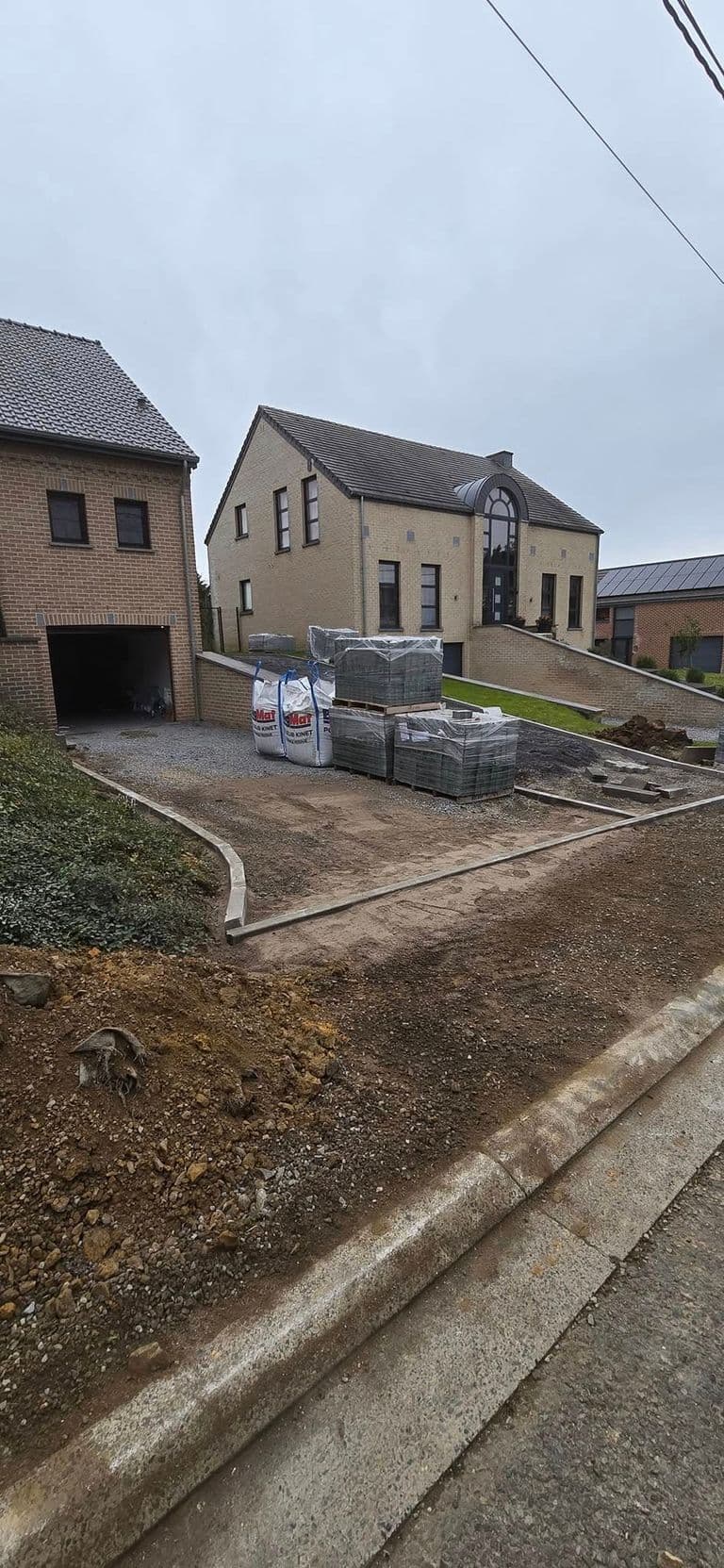 Allée de garage et de jardin — début de chantier (4)