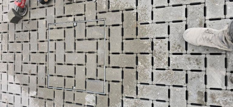 Allée de garage et de jardin — fin de chantier (3)