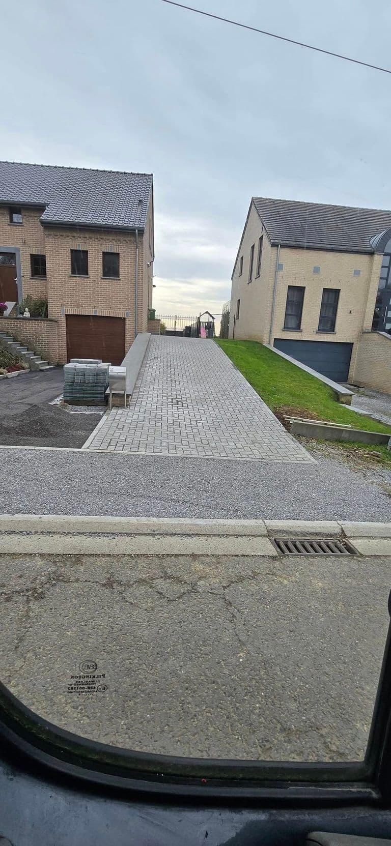 Allée de garage et de jardin — fin de chantier (6)