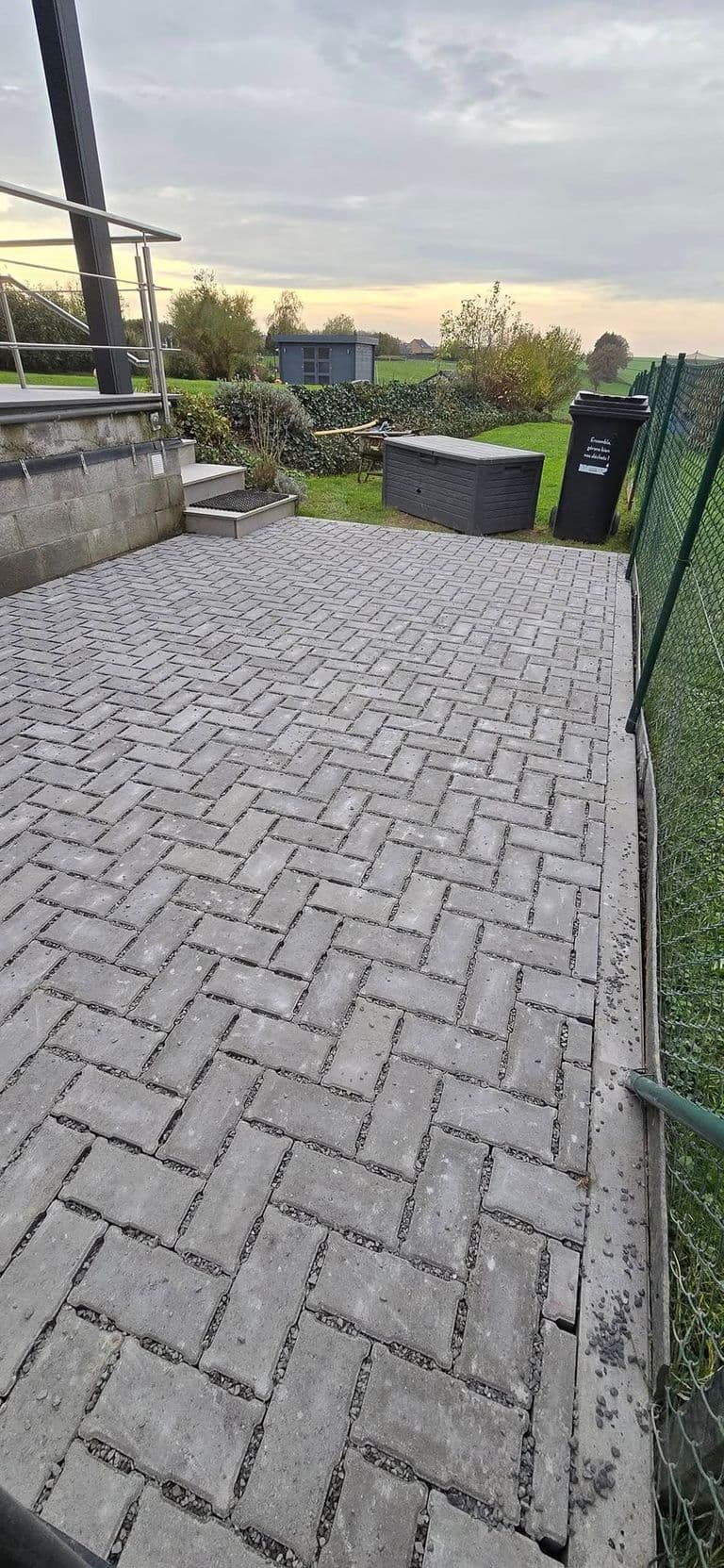 Allée de garage et de jardin — fin de chantier (7)