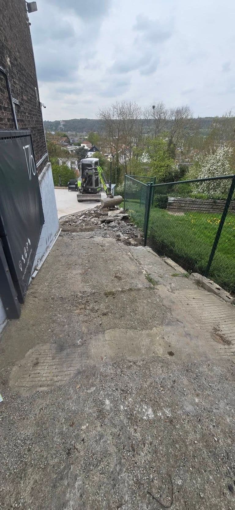 Allée de garage et escalier en klinkers — fin de chantier (4)
